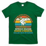 Chicken Wing Chicken Wing Hot Dog Bologna Macaroni T-Shirt - Irish Green