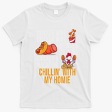 Chicken Wing Chicken Wing Hot Dog And Bologna T-Shirt - White