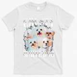 Crusty White Dog Funny For Women T-Shirt - White