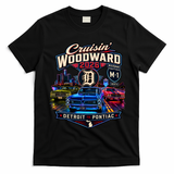 Cruisin’ Woodward Neon 2026 Detroit To Pontiac T-Shirt - Black