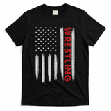 Cool Wrestling Usa Design For Women Wrestling Coach T-Shirt - Black