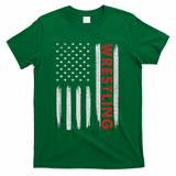 Cool Wrestling Usa Design For Women Wrestling Coach T-Shirt - Green