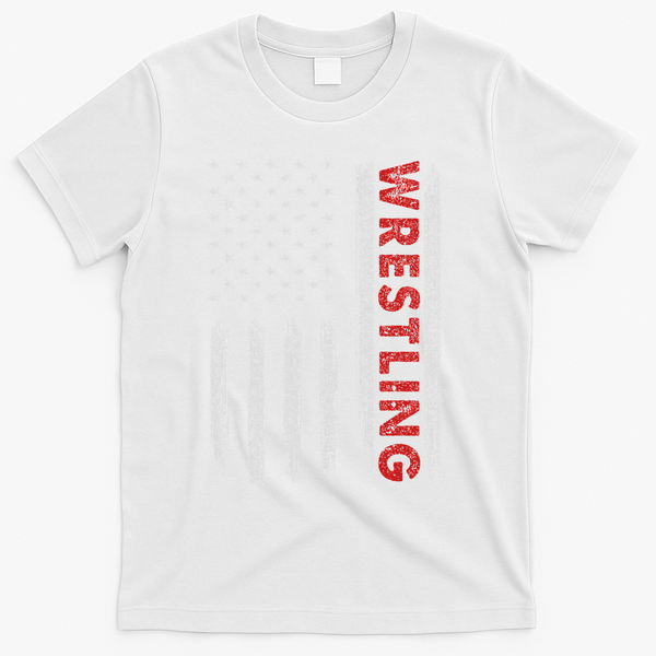 Cool Wrestling Usa Design For Women Wrestling Coach T-Shirt - White
