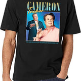 Cameron Tucker Black T-Shirt - White