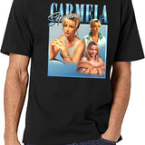 Carmela Soprano Classic Black T-Shirt - White