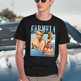 Carmela Soprano Classic Black T-Shirt - Navy