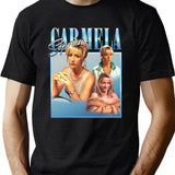Carmela Soprano Classic Black T-Shirt - Green