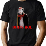 Cat In The Hat Dirty Hoe Black T-Shirt - Green