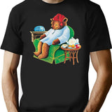 Celestial Seasoning Sleepytime Tea Bear Black T-Shirt - Black