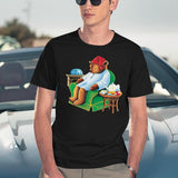 Celestial Seasoning Sleepytime Tea Bear Black T-Shirt - Navy