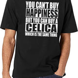 Celica Black T-Shirt - White
