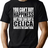Celica Black T-Shirt - Green