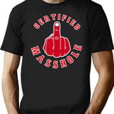 Certified Masshole Black T-Shirt - Black