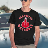 Certified Masshole Black T-Shirt - Navy