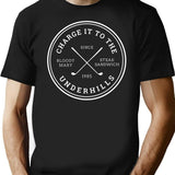 Charge It to The Underhills - Fletch Black T-Shirt - Black