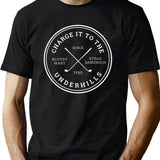 Charge It to The Underhills - Fletch Black T-Shirt - Green