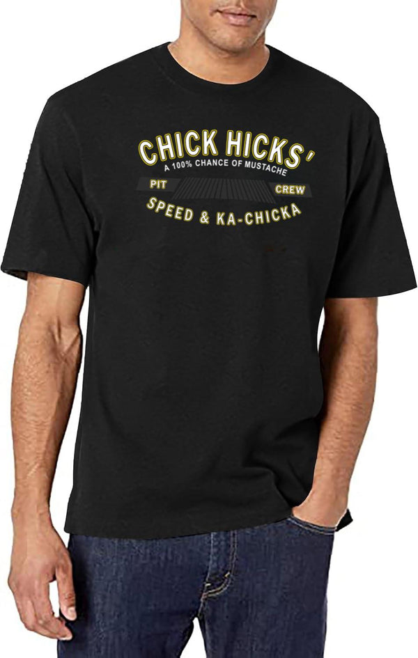 Chick Hicks' Black T-Shirt - White