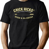 Chick Hicks' Black T-Shirt - Green