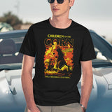 Children of The Corn an Adult Nightmare Black T-Shirt - Navy