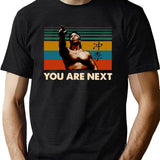 Chong Li You Are Next Vintage Black T-Shirt - Green