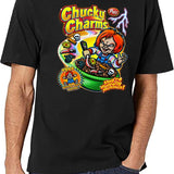 Chucky Charms V2 Essential Black T-Shirt - White