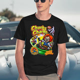 Chucky Charms V2 Essential Black T-Shirt - Navy