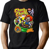 Chucky Charms V2 Essential Black T-Shirt - Green