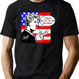 Chuys Bill Black T-Shirt - Green