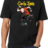 Circle Jerks Skankman Black T-Shirt - White