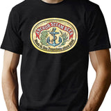 Classic Vintage Anchor Premium Steam Beer Black T-Shirt - Green