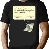 Clippy (2) Black T-Shirt - Black