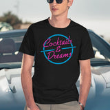 Cocktails Dreams Black T-Shirt - Navy
