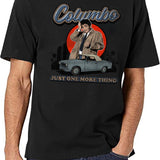 Columbo Detective Vintage Worn Out Black T-Shirt - White