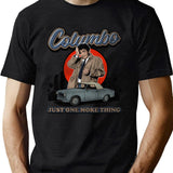 Columbo Detective Vintage Worn Out Black T-Shirt - Green