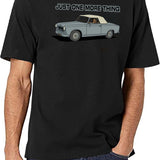 Columbo Driving - Just One More Thing Black T-Shirt - White