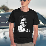 Columbo Portrait Essential Black T-Shirt - Navy