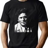 Columbo Portrait Essential Black T-Shirt - Green