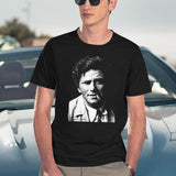 Columbo Portrait Black T-Shirt - Navy