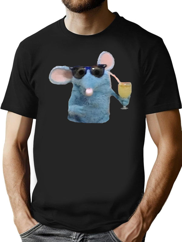 Cool Tutter The Mouse Black T-Shirt - Black