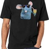Cool Tutter The Mouse Black T-Shirt - White