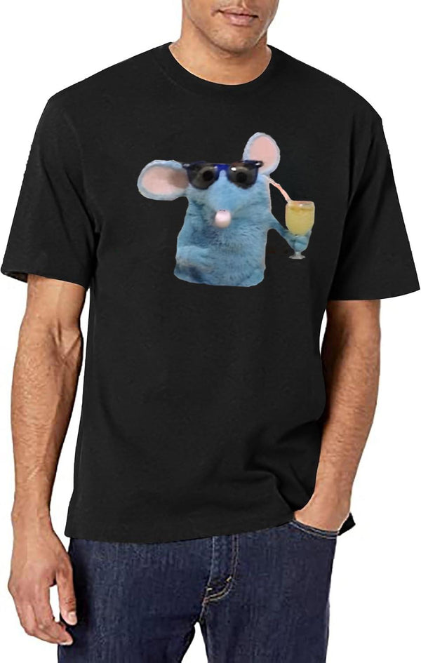 Cool Tutter The Mouse Black T-Shirt - White