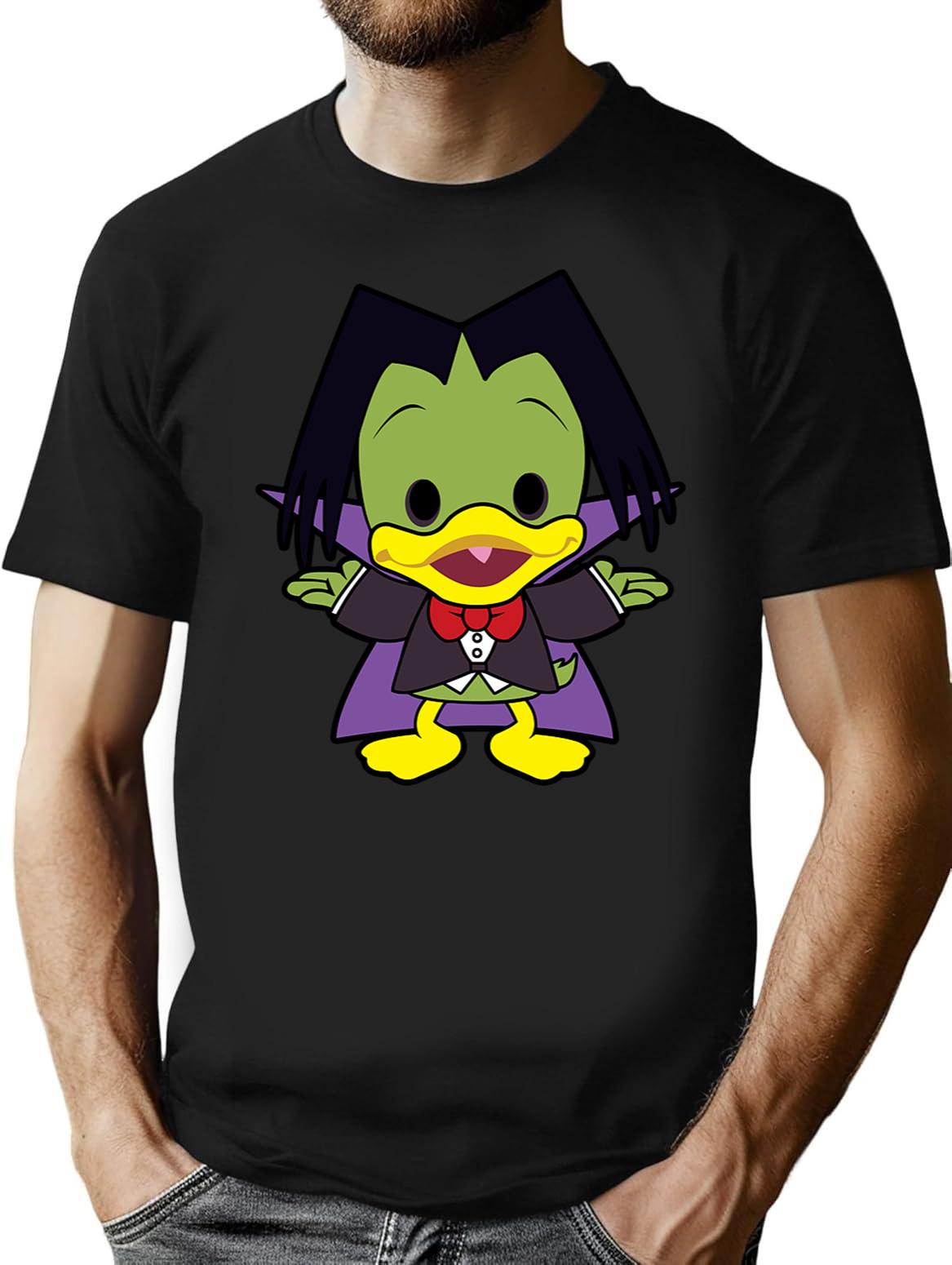 Count Duckula Chibi Black T-Shirt - Black