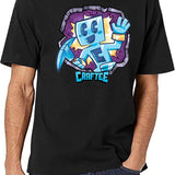 Craftee Black T-Shirt - White
