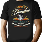 Crocodile Dundee Outback Survival School Black T-Shirt - Black
