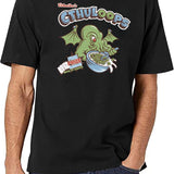 Cthulhu'S Loops Black T-Shirt - White