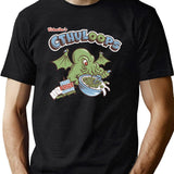 Cthulhu'S Loops Black T-Shirt - Green
