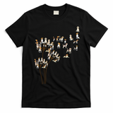 Dandelions Beagle Dog T-Shirt - Black