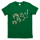 Dandelions Beagle Dog T-Shirt - Irish Green