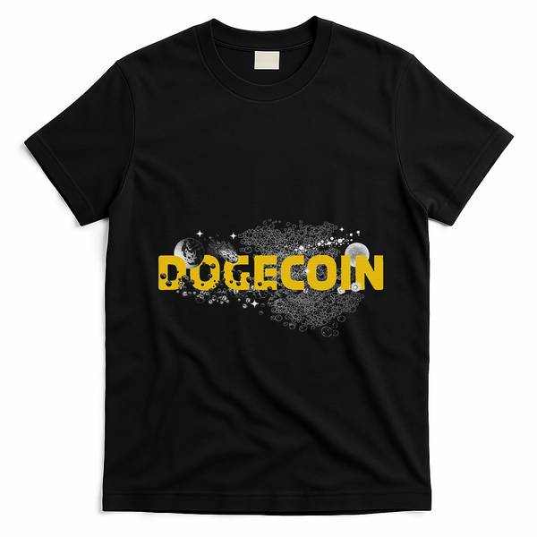 Dogecoin Cryptocurrency Crypto T-Shirt - Black