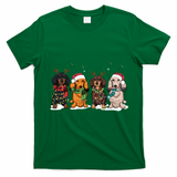 Dachshund Christmas Dog Lover Family T-Shirt - Irish Green